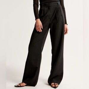 Abercrombie Sloan Tailored Wide Leg Pant, Size 27S
